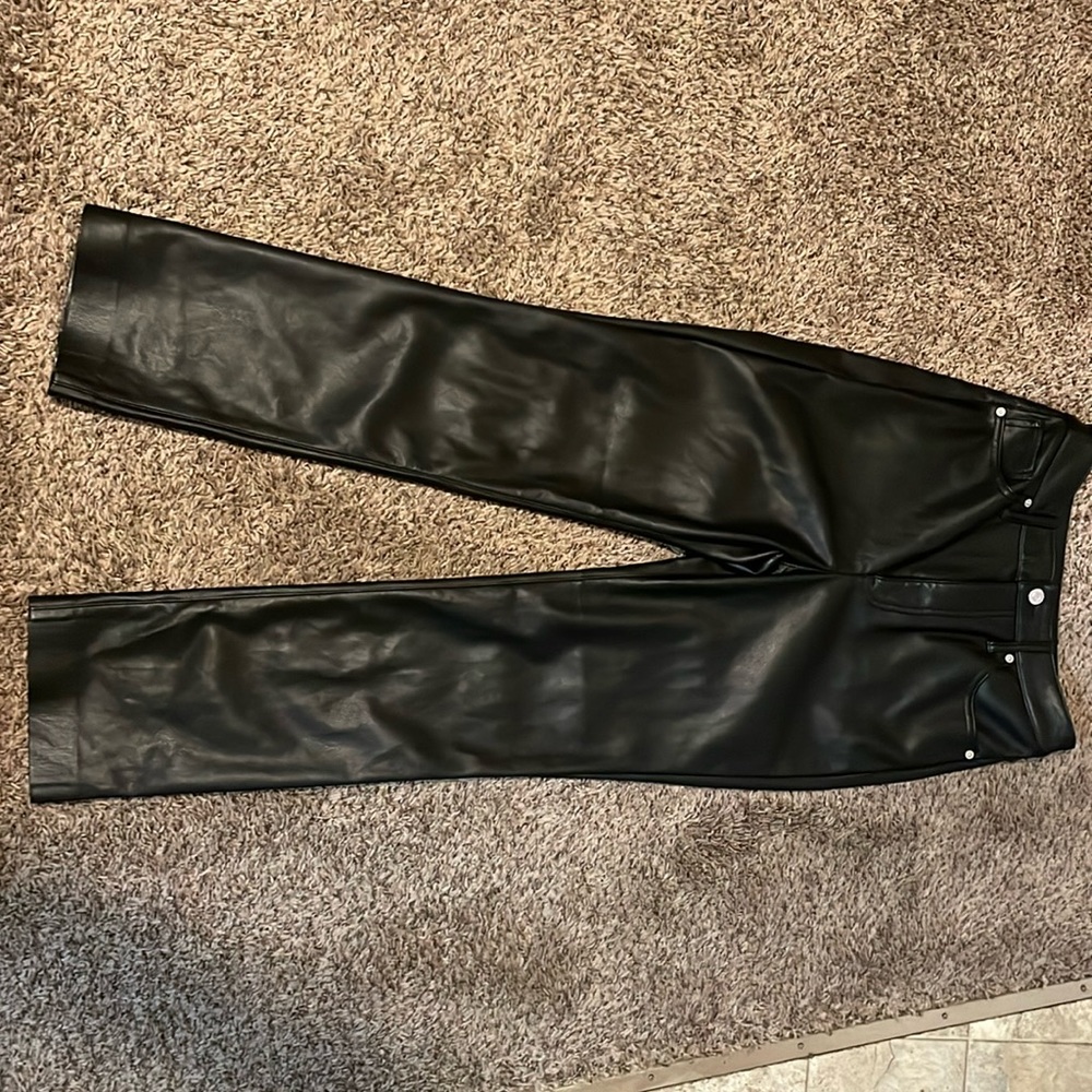 Express Leather Slim Pants